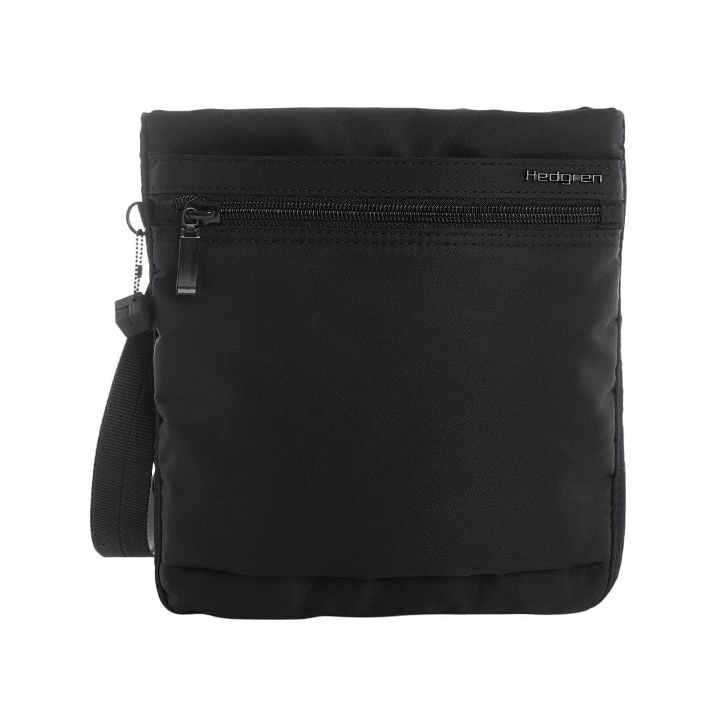 Hedgren inner City Hic112 Leonce Vertical Crossbody Black front jpg