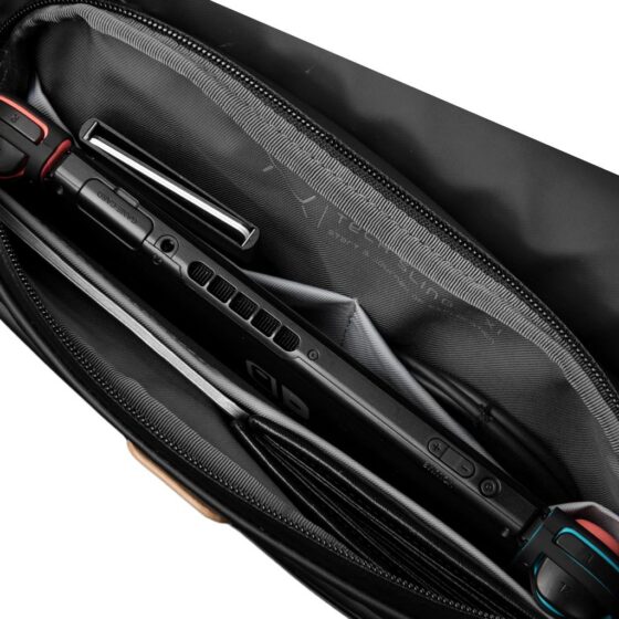 Kingsons s3266 tech XI pro waist bag black interior jpg