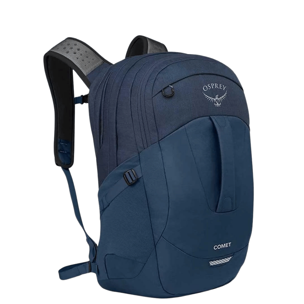 Osprey Comet 30L backpack blue front3qrtr png