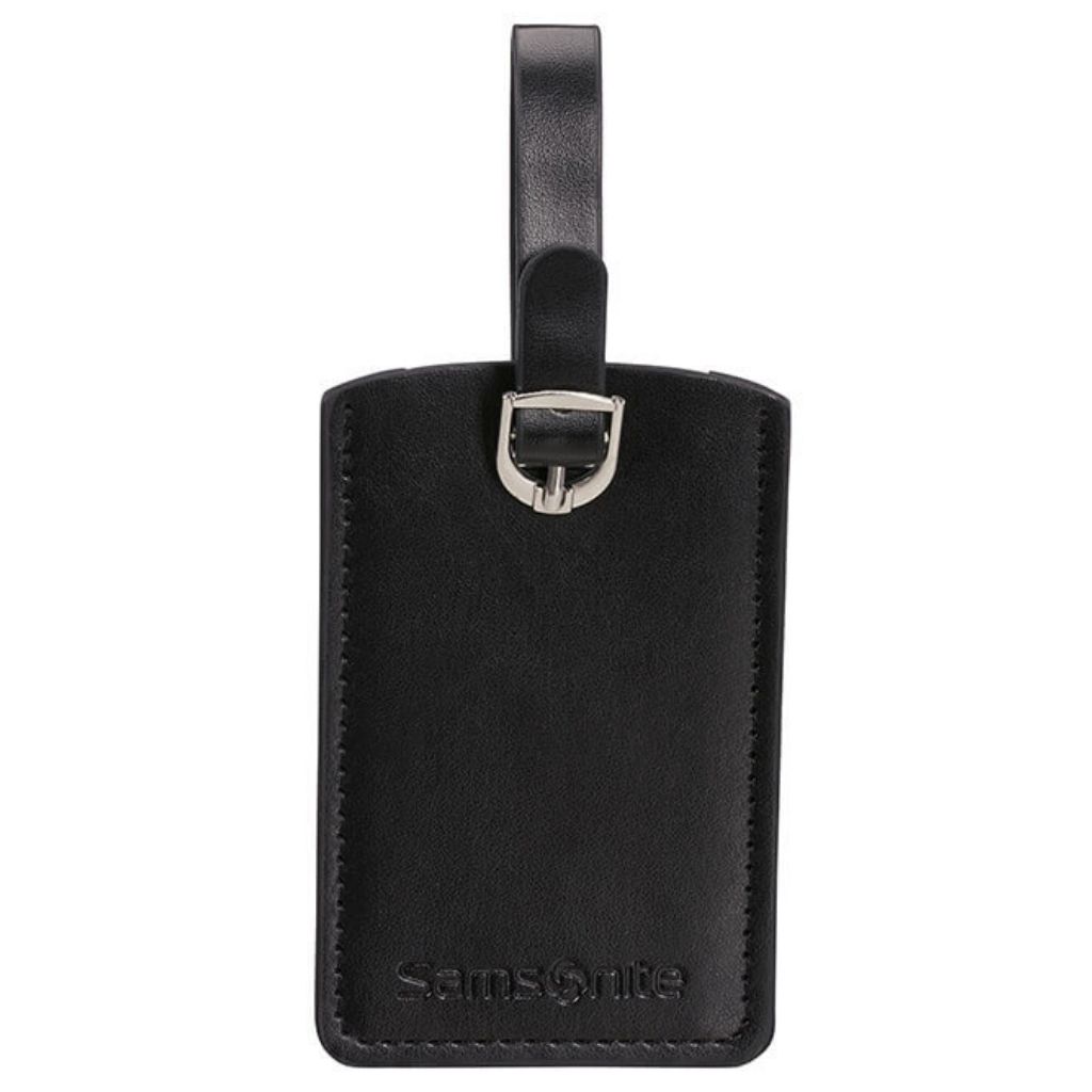 Samonite Global TA Black luggage Tags twinset front single jpg