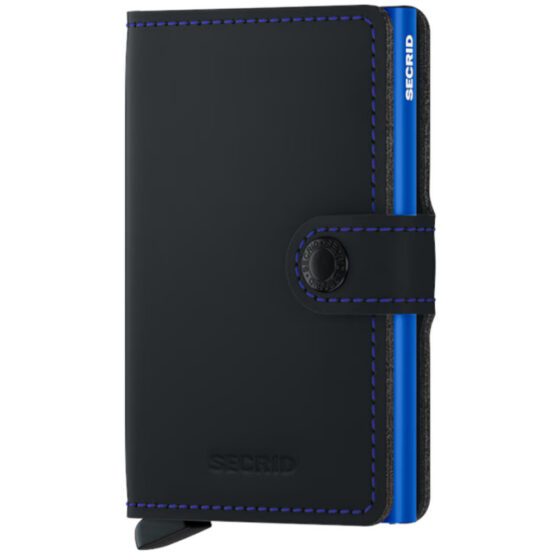 Secrid Miniwallet Matte CCMM blue front3qrtr 1 jpg