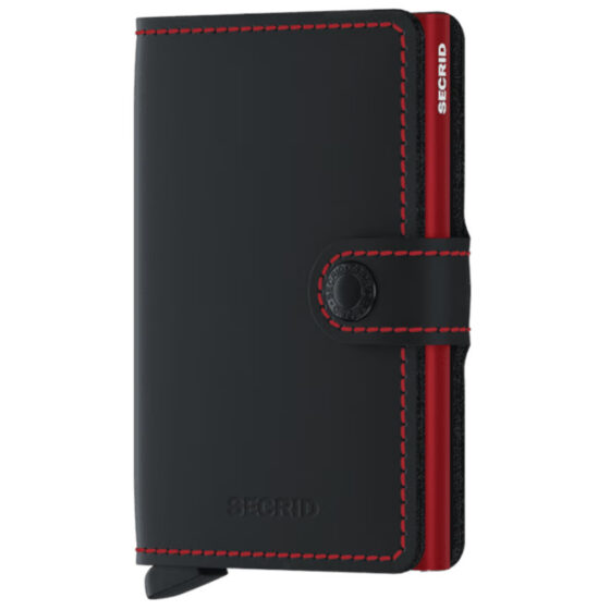Secrid Miniwallet Matte CCMM red front3qrtr jpg